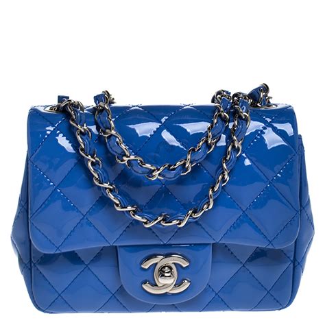 chanel classic flap light blue|Chanel black small bag.